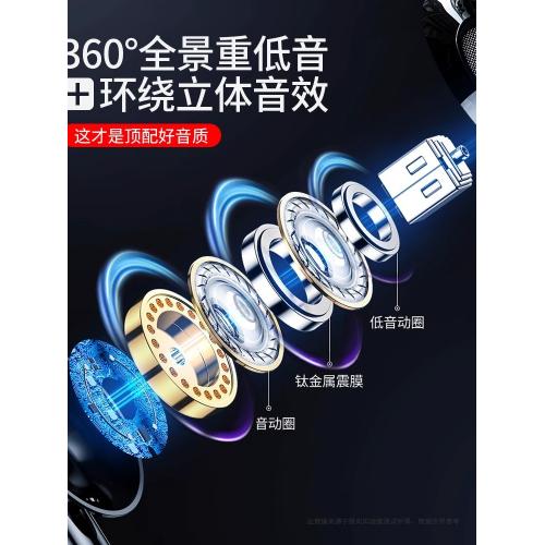 耳机有线入耳式高音质typec接口适用于华为oppovivo小米2025新款
